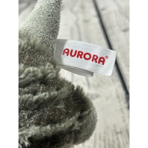 Aurora Armadillo Mini Flopsie Gray #31247 Stuffed Animal 10" Plush Toy 2021 - Picture 7 of 10